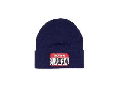 Supreme Gonz Nametag Beanie "Navy"