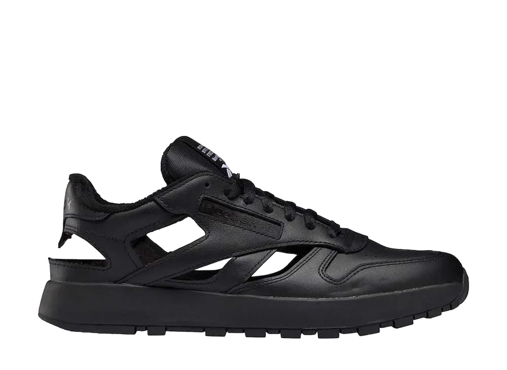 Maison Margiela x Reebok Classic Leather Tabi DQ "Black/Footwear White/Black"