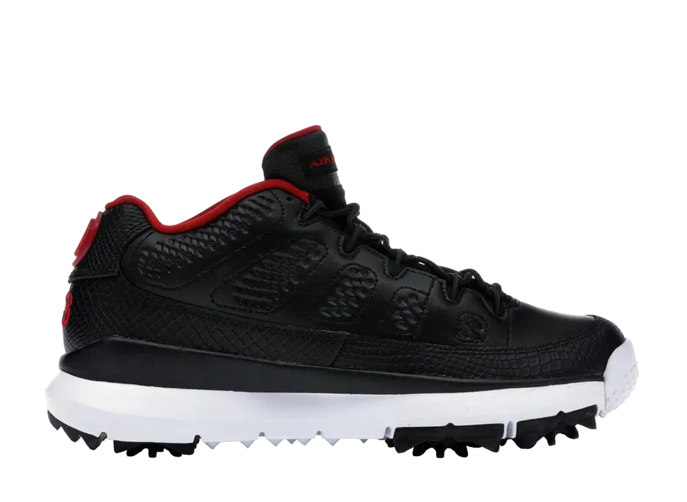Nike Air Jordan 9 Retro Golf Cleat "Bred"