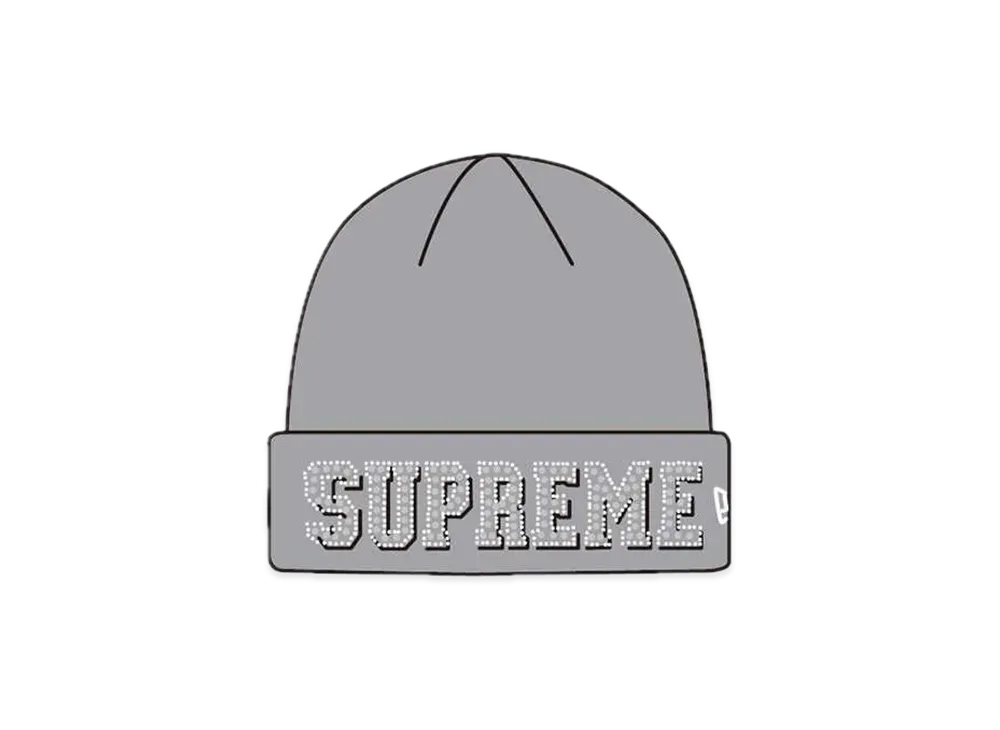 Supreme New Era® Gems Beanie "Grey"