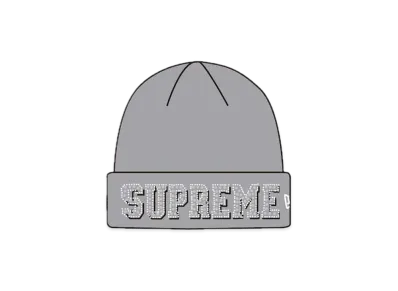 Supreme New Era® Gems Beanie "Grey"