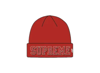 Supreme New Era® Gems Beanie "Red"