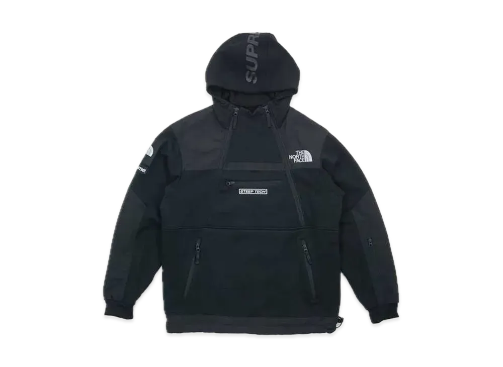 Supreme x The North Face Steep Tech Hooded Sweatshirt "Black"