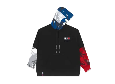 AAPE x Tommy Faux Layered Hoodie "Black"