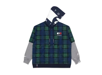 AAPE x Tommy Faux Layered Hoodie "Navy"