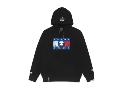 AAPE x Tommy Flag Logo Hoodie "Black"