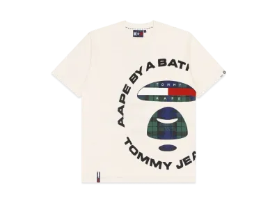 AAPE x Tommy Round Logo T-Shirt "White"