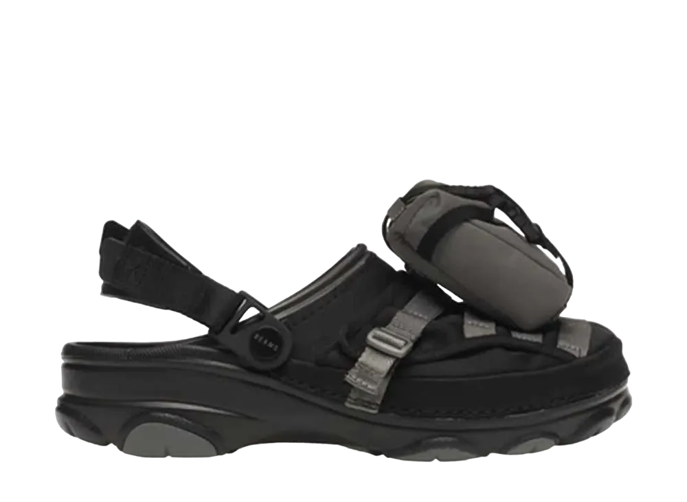 ビームス × クロックス ビスポーク クラシック オール テレイン "ミリタリー ブラック/グレー"