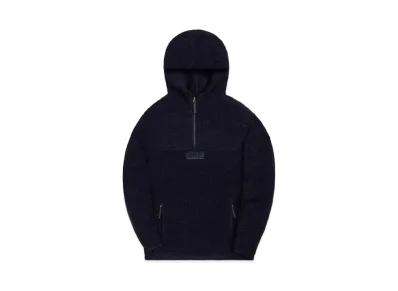 Kith Bonded Sherpa Quarter Zip Hoodie "Nocturnal"