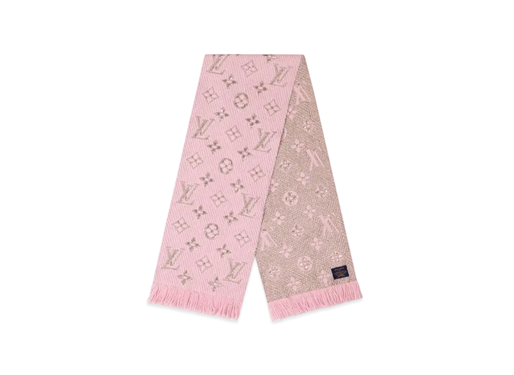 Louis Vuitton Logomania Scarf "Rose Ballerine"