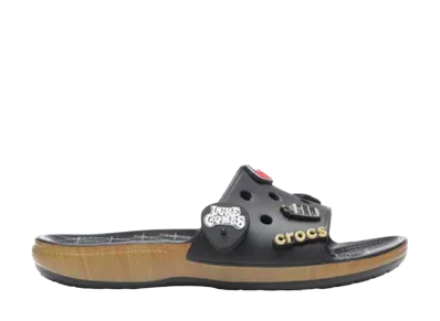 ルーク コムズ × クロックス クラシック ブーツレガー スライド "ブラック"