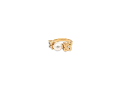 Louis Vuitton Charmy Pearl Ring "Gold"