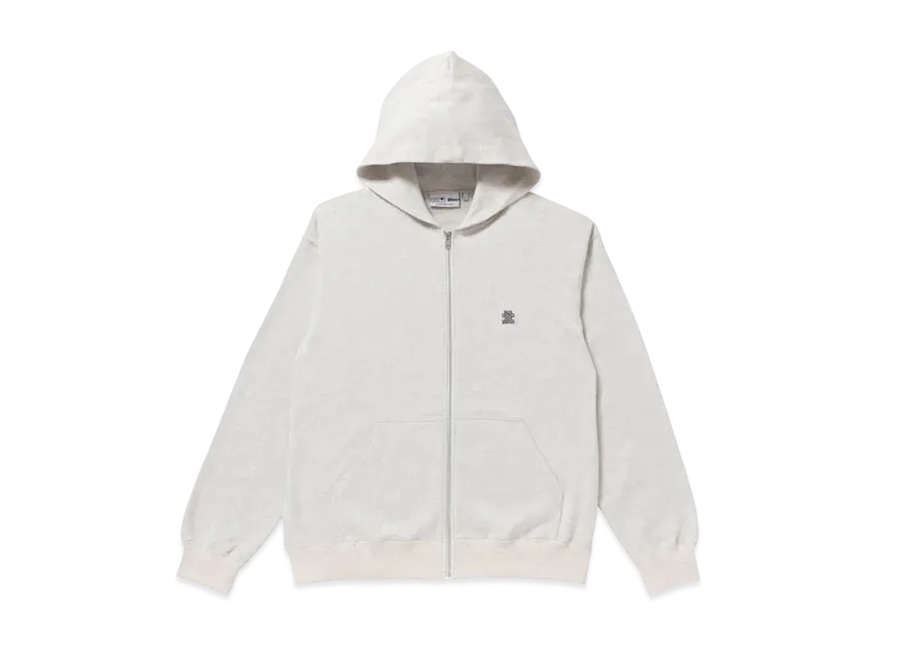BlackEyePatch OG LABEL ZIP HOODIE "Ash"
