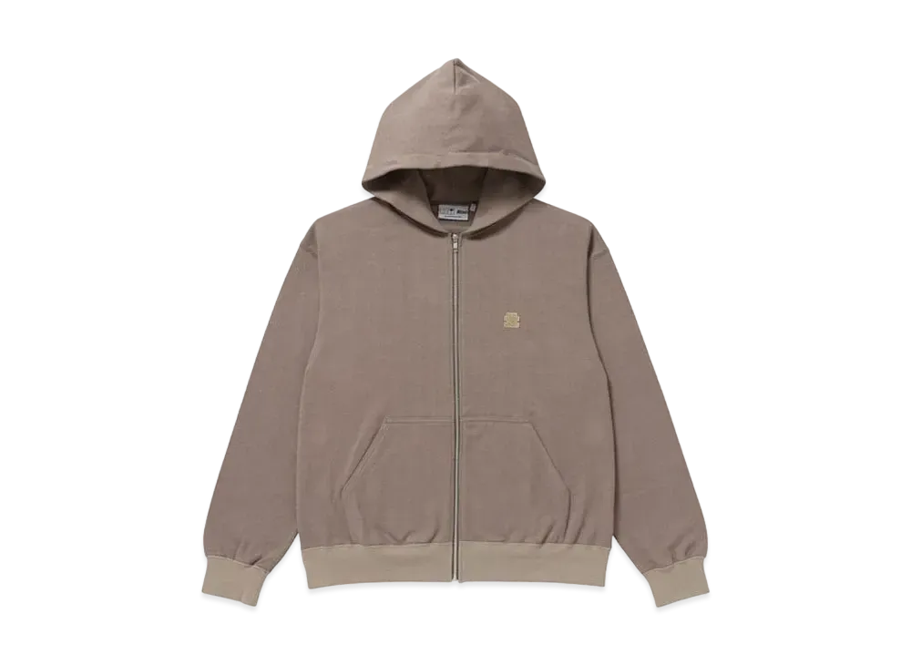 BlackEyePatch OG LABEL ZIP HOODIE "Olive"