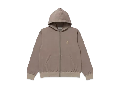 BlackEyePatch OG LABEL ZIP HOODIE "Olive"