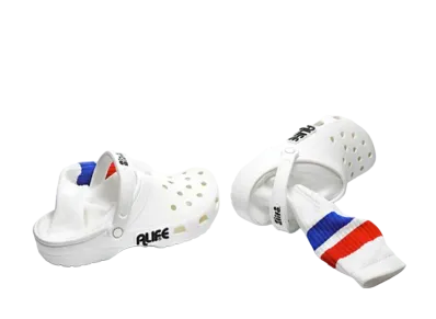 エーライフ × クロックス ディミトリ クロッグ スポーツ "ホワイト"