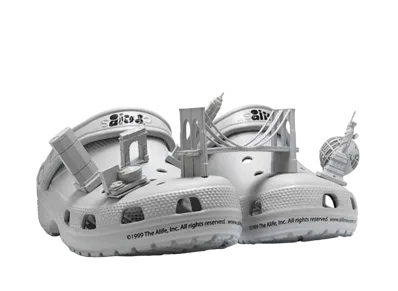 エーライフ × クロックス ディミトリ クロッグ アート "グレー"