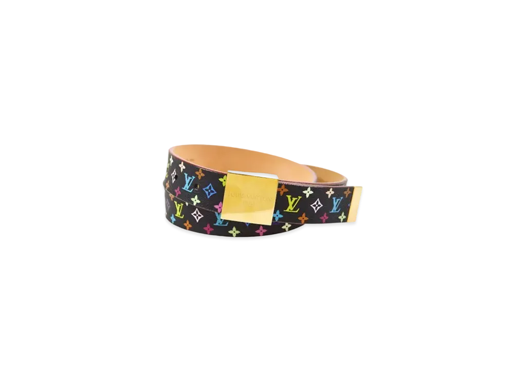 Louis Vuitton Monogram Multicolor Ceinture Carre "Noir"