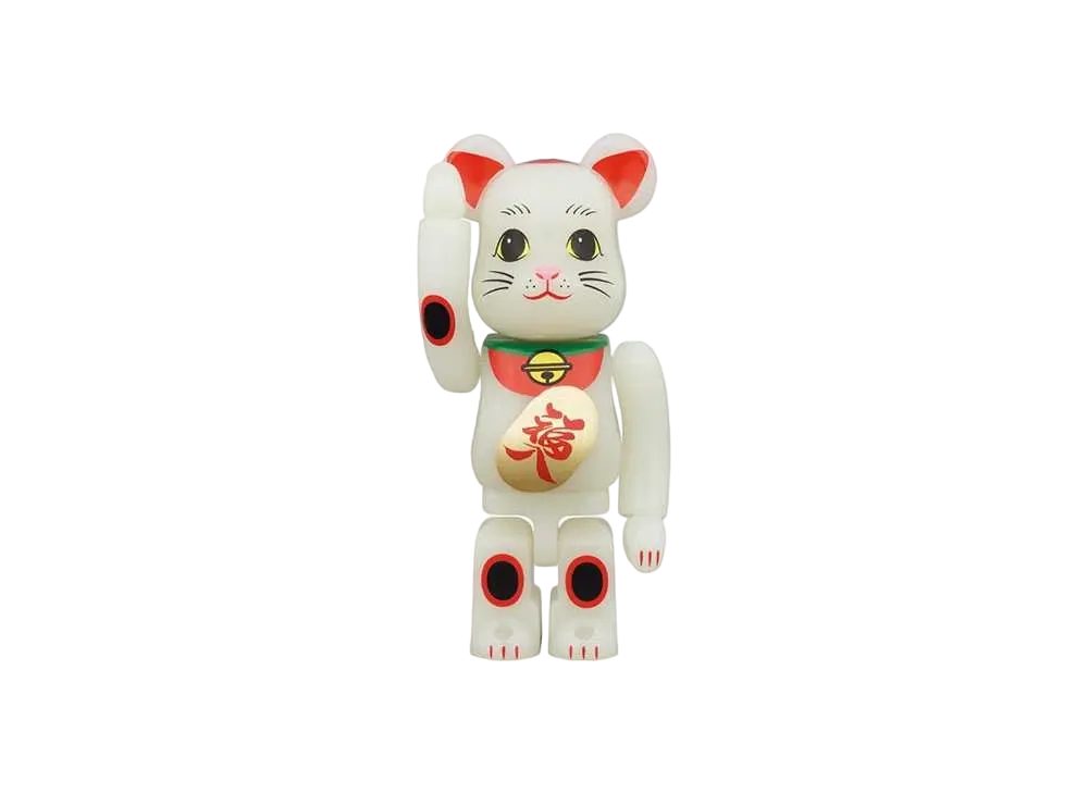 Bearbrick MANEKINEKO “Fukuiri” G.I.D 100%