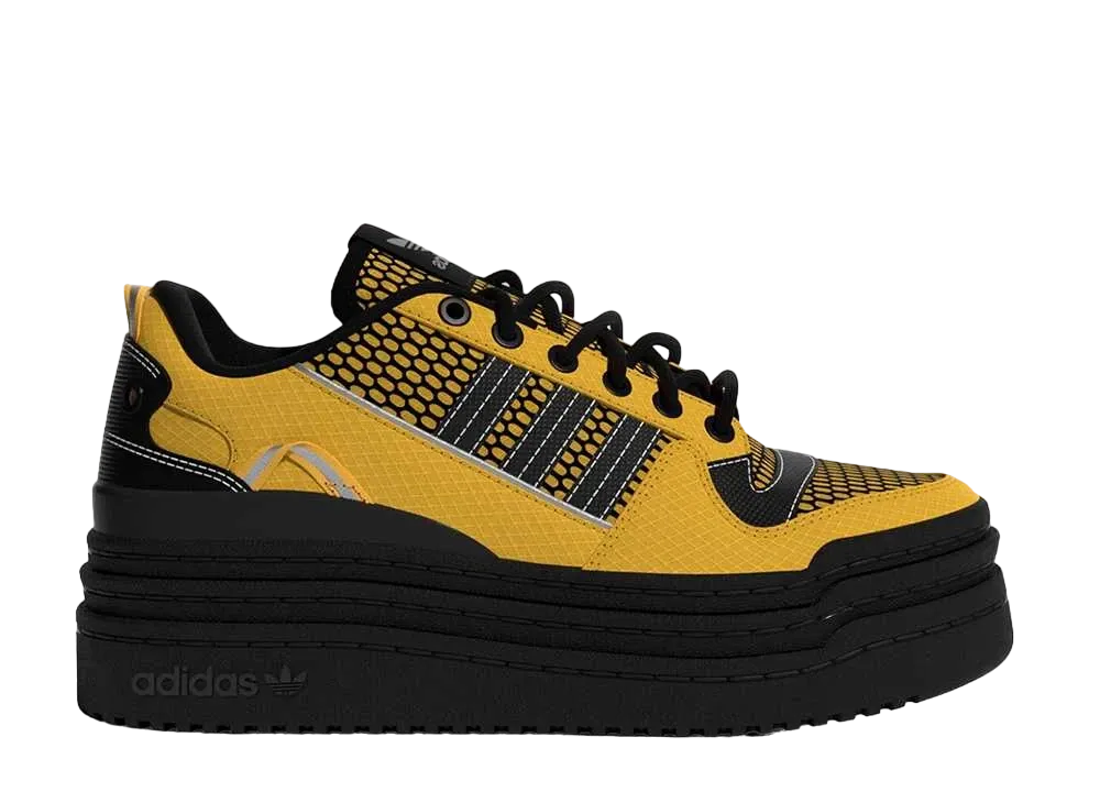 アディダス オリジナル トリプル プラットフォーム "クルーイエロー/コア/ブラック"