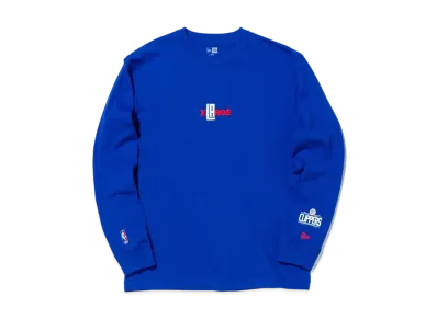 XLARGE x New Era x NBA CLIPPERS STANDARD LOGO LS TEE "Blue"