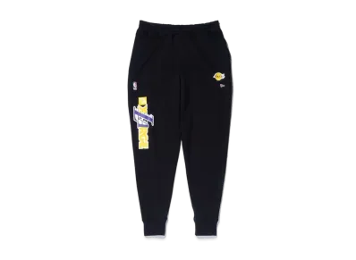 XLARGE x New Era x NBA LAKERS STANDARD LOGO SWEAT PANTS "Black"