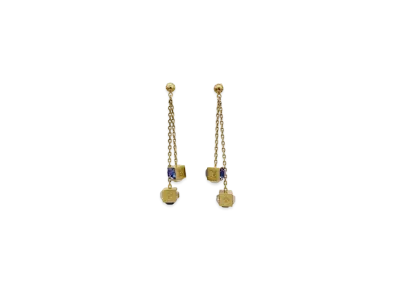 Louis Vuitton Boucle d'oreille Pendant Gamble "Gold"