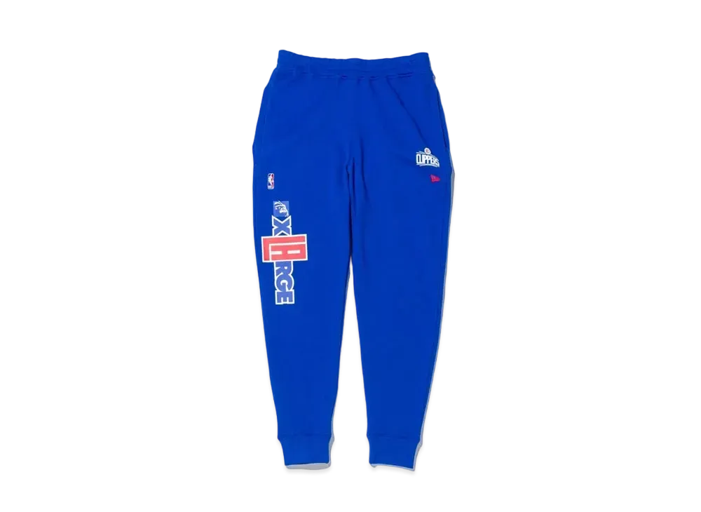 XLARGE x New Era x NBA CLIPPERS STANDARD LOGO SWEAT PANTS "Blue"
