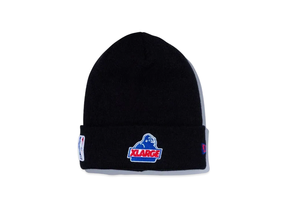 XLARGE x New Era x NBA CLIPPERS MIX LOGO CUFF BEANIE "Black"