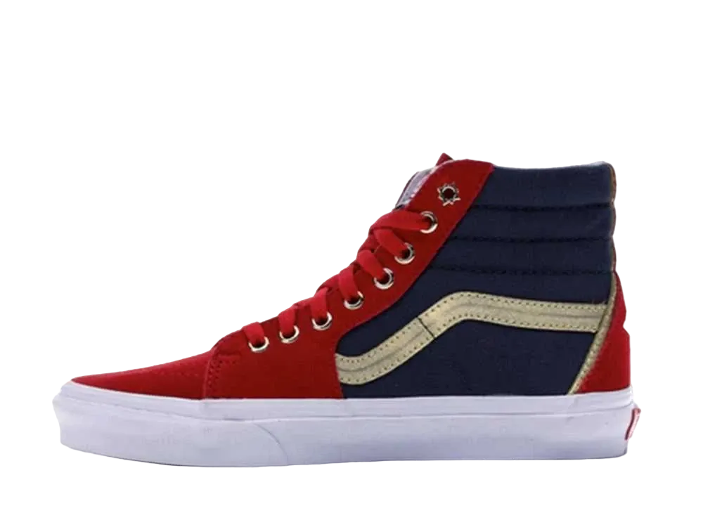 マーベル × バンズ ウィメンズ スケートハイ "キャプテン マーベル"