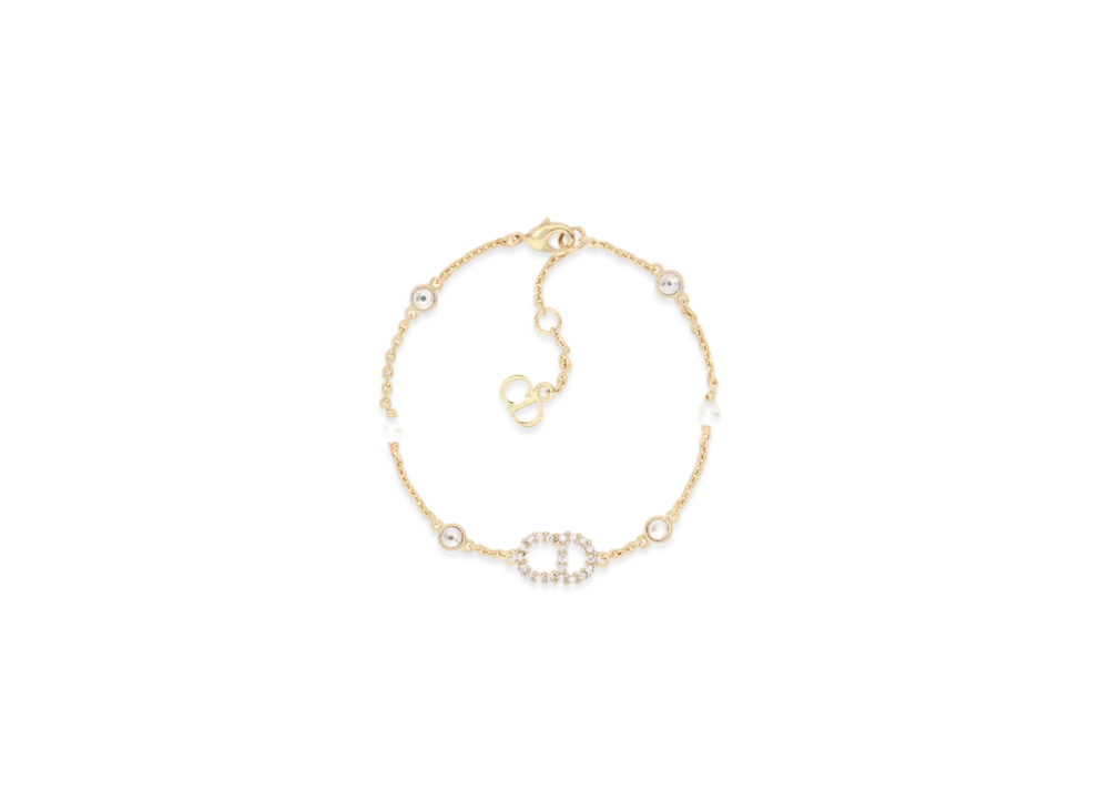 ディオール クレーヌ ディー リュヌ ブレスレット メタル・レジンパール・クリスタル B0668CDLCY_D301