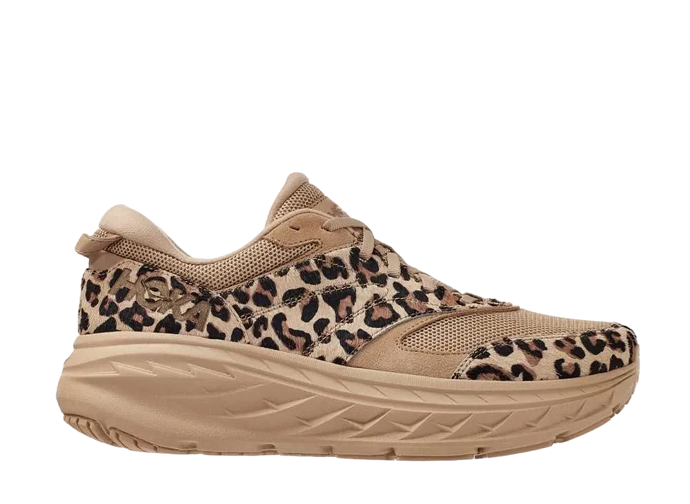 Engineered Garments × Hoka Bondi L "Sand Leopard"