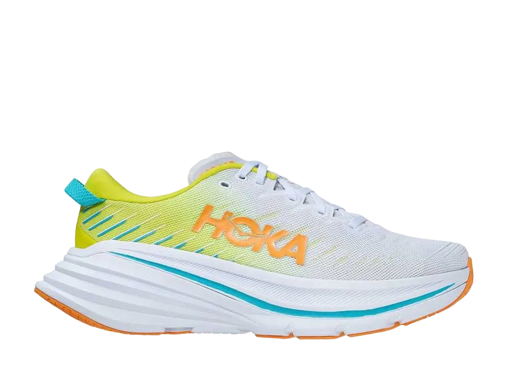 ホカ ボンダイ エックス "ホワイト/イブニング プリムローズ"