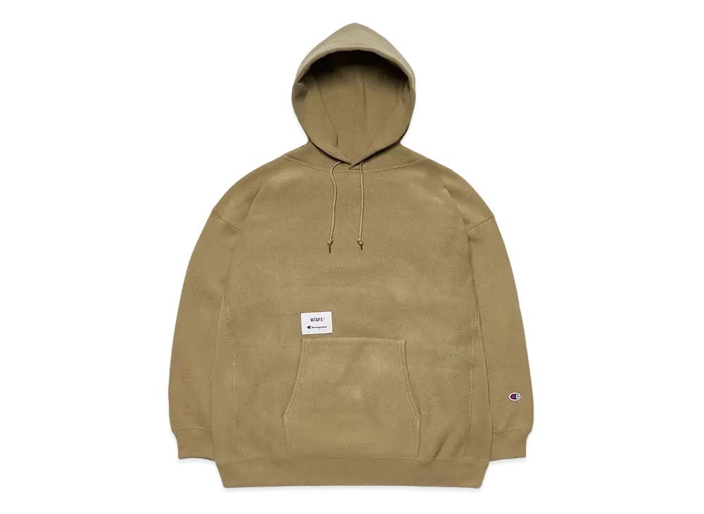 Wtaps ACADEMY / HOODED / COTTON. CHAMPION. REVERSE WEAVE "Beige"(780)