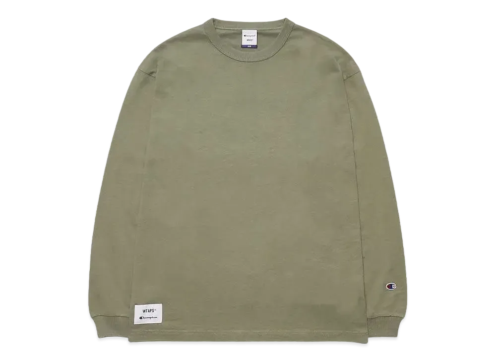 Wtaps ACADEMY / LS / COTTON. CHAMPION "Olive Drab" (672)