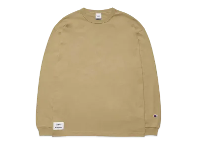 Wtaps ACADEMY / LS / COTTON. CHAMPION "Beige" (780)