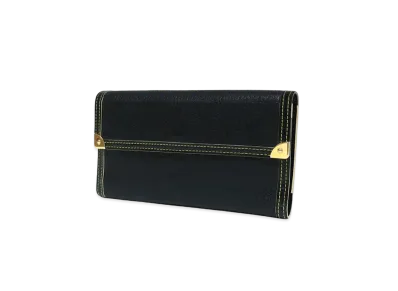 Louis Vuitton Suhali Porte Tresor International "Noir"
