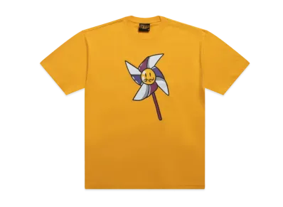 drew house pinwheel ss tee "Golden Yellow"