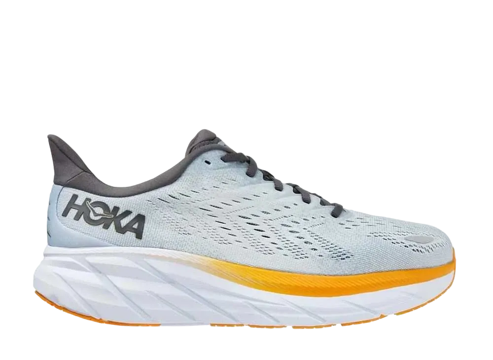 ホカ クリフトン8 "ブルーフォグ/オレンジ"