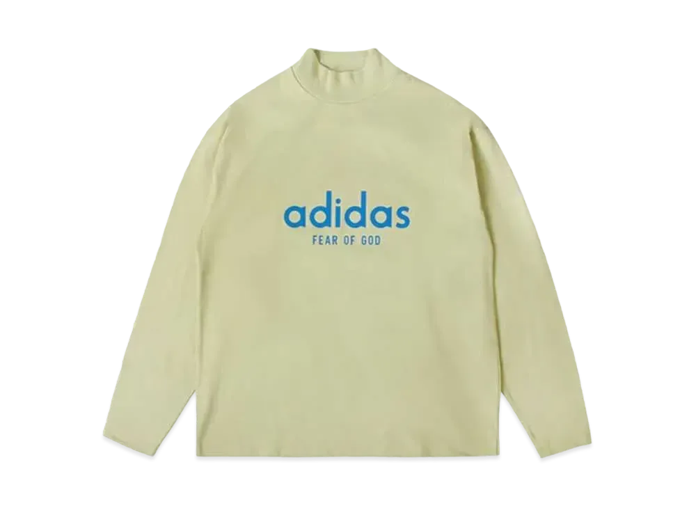 FEAR OF GOD ADIDAS PULLOVER  LS TEE "Yellow"