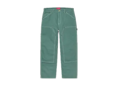 Supreme Double Knee Painter Pant "Work Green" (20SS)