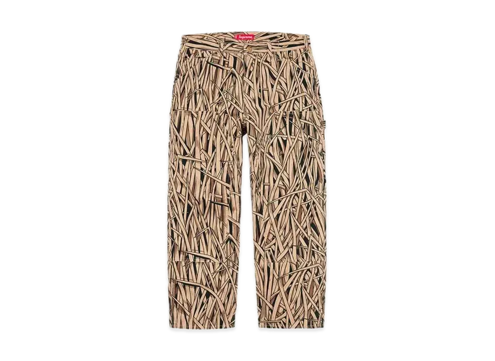 シュプリーム ダブル ニー ペインター パンツ "マーシュ カモ" (20SS)