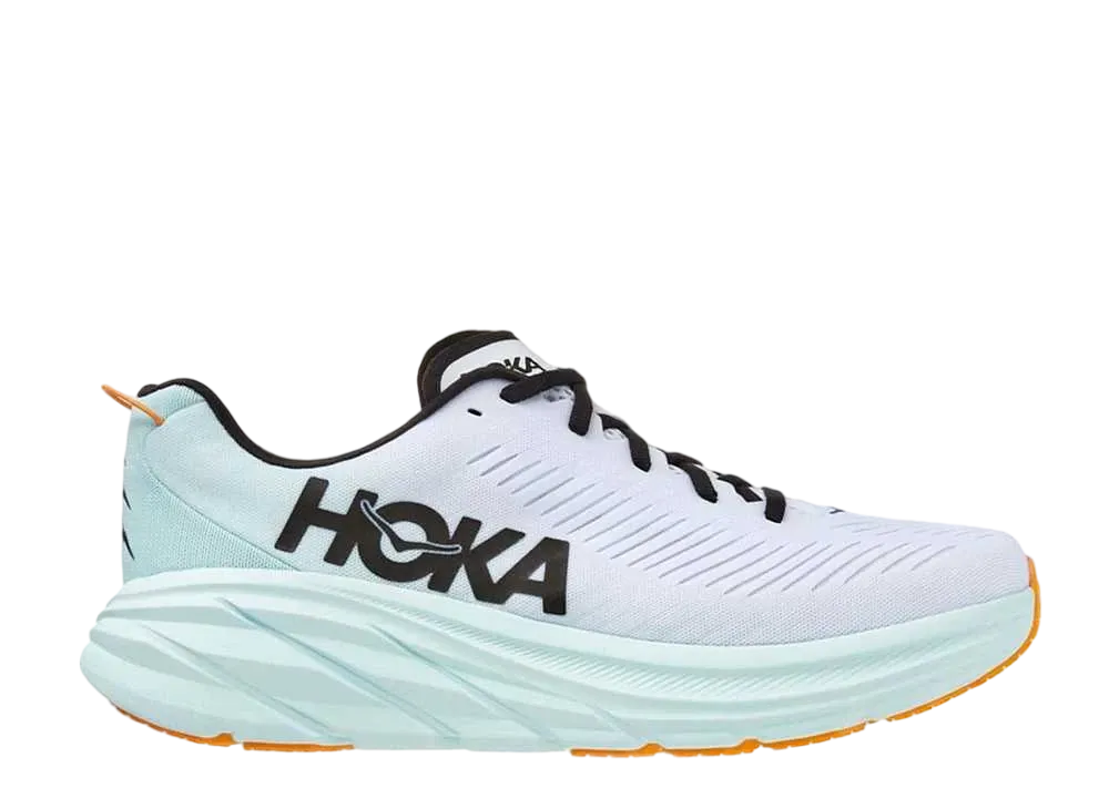 Hoka Rincon 3 "White/Blue Glass"