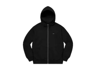 Supreme Small Box Facemask Zip Up Hooded Sweatshirt "Black"