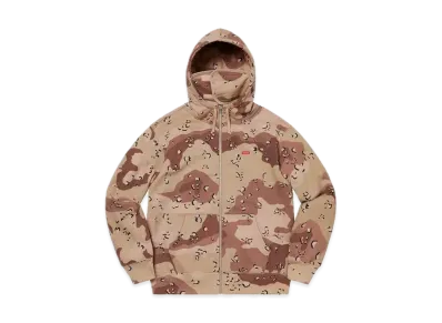 Supreme Small Box Facemask Zip Up Hooded Sweatshirt "Camo"