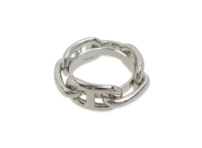 Hermes Scarf Ring Regate Silver Plated "Silver"