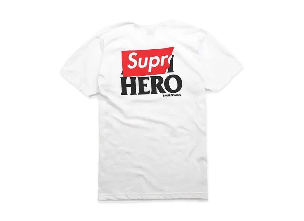 Supreme ANTIHERO Logo Pocket Tee "White"