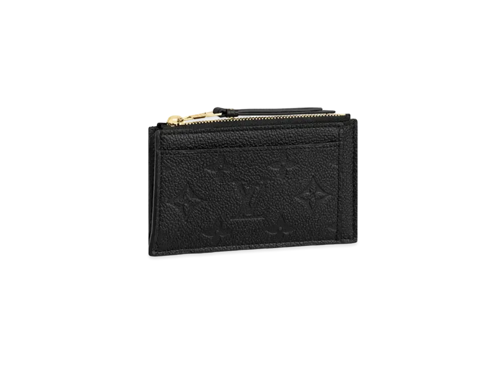 Louis Vuitton Monogram Empreinte Porte Cartes Zip "Noir"