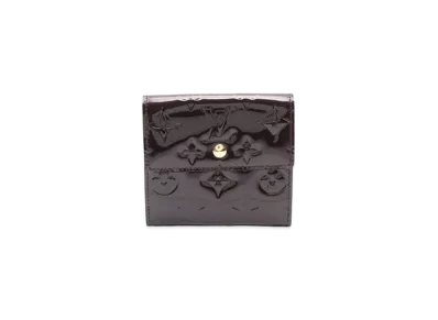Louis Vuitton Monogram Vernis Portemonnaie Bie Cartescredit "Amarante"