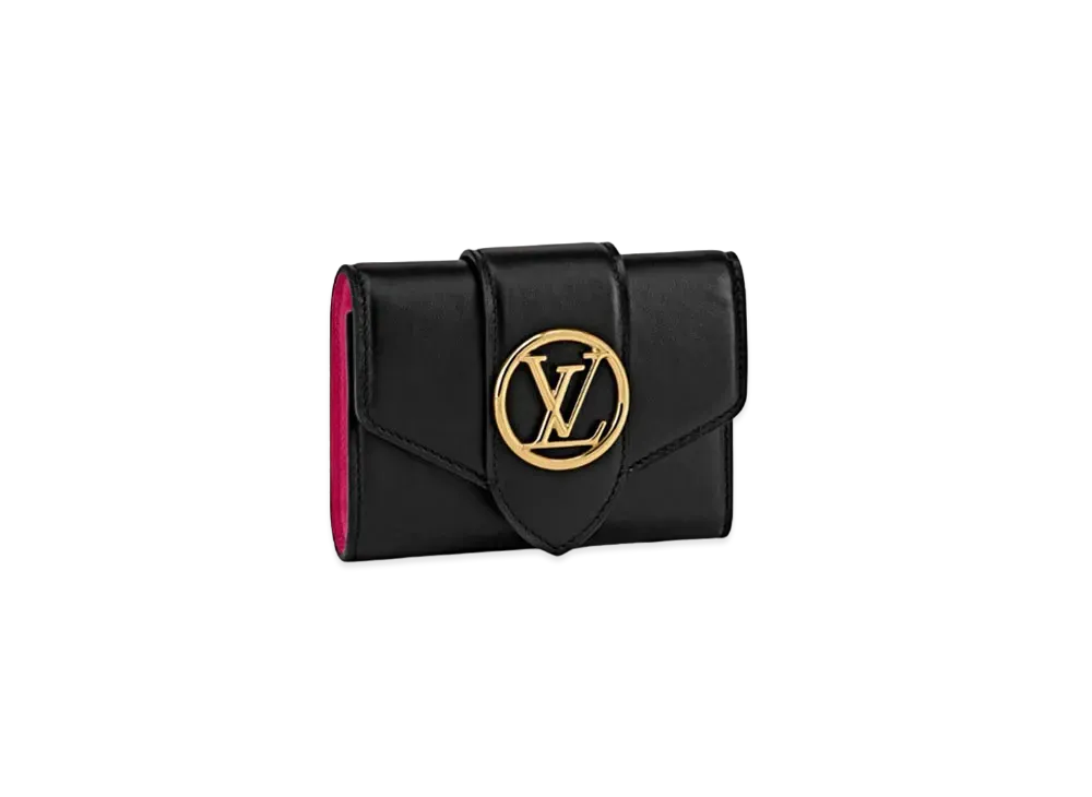 ルイヴィトン ポルトフォイユ LV ポンヌフ コンパクト "ブラック" M69175